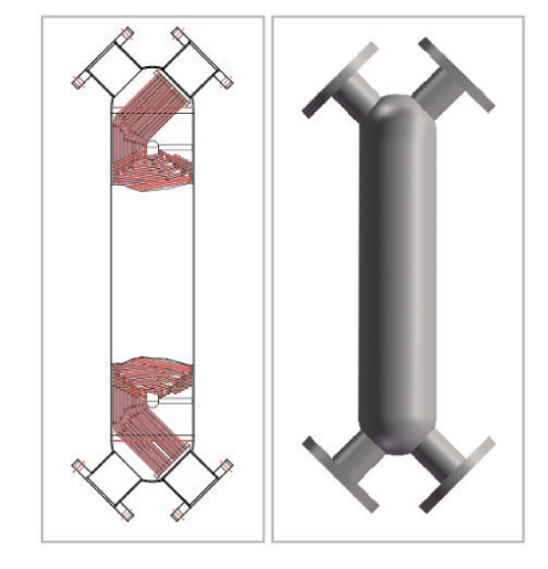 Spiral Wound Tube Heat Exchanger